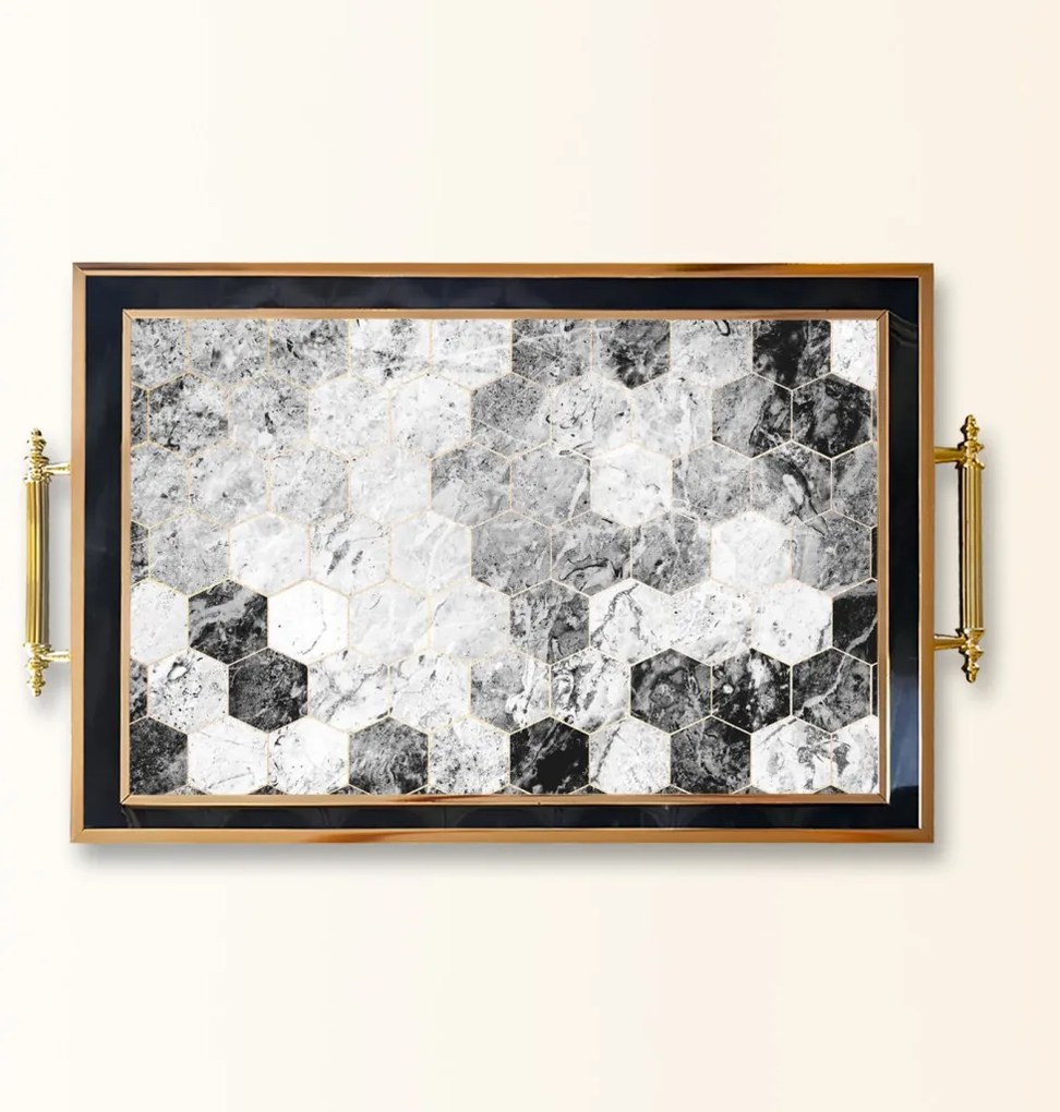 Üveg tálca, 38×24 cm – TPA9822