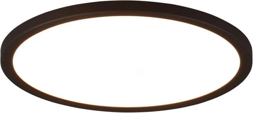 TRIO R64371132 AUREO Kerek Mennyezeti Lámpa Fekete LED IP20
