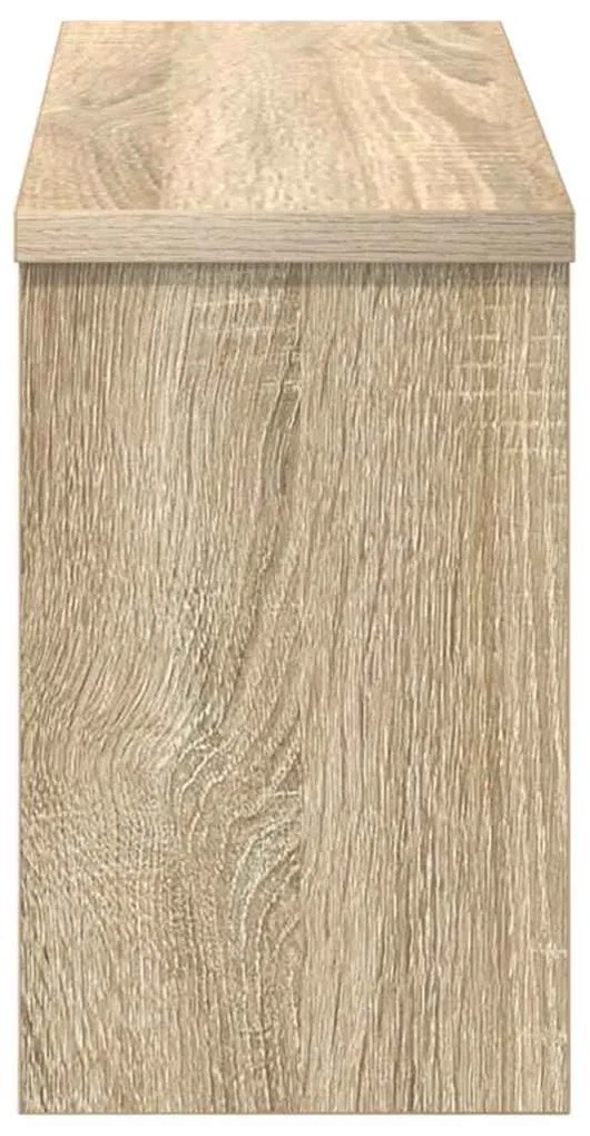 Fali Kabáthorog polcokkal sonoma tölgy 50 x 16 x 26 cm Faanyag