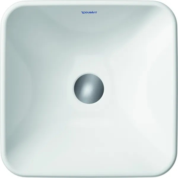 Duravit 2397400070 - D-NEO 40×40 cm ráépíthető mosdó, kerámia/fényes fehér