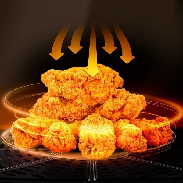 TESLA Electronics AirCook- Többfunkciós digitális forró levegős sütő 7 l 1600W/230V