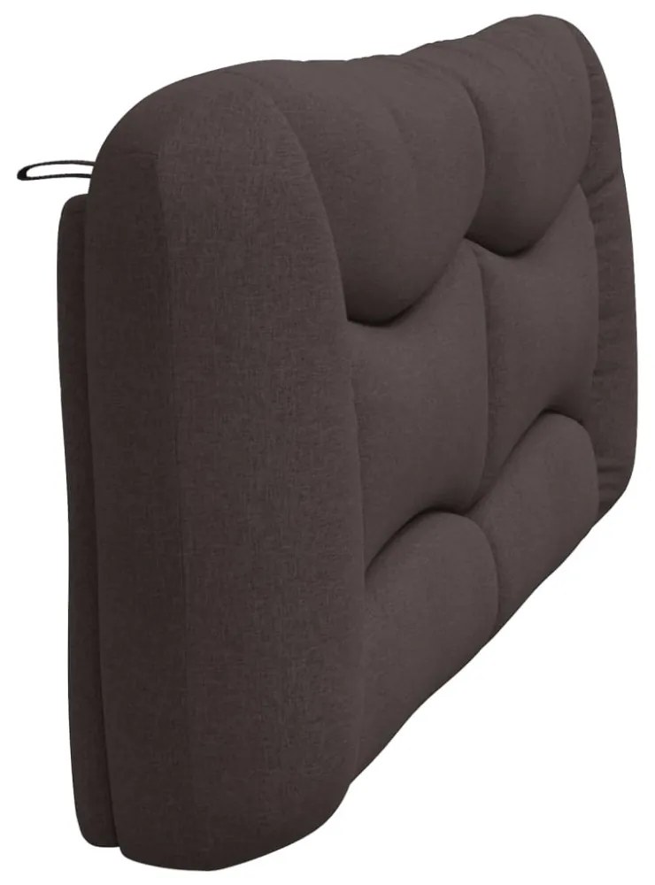 sötétbarna szövet fejtámla párna Hvar 200 cm