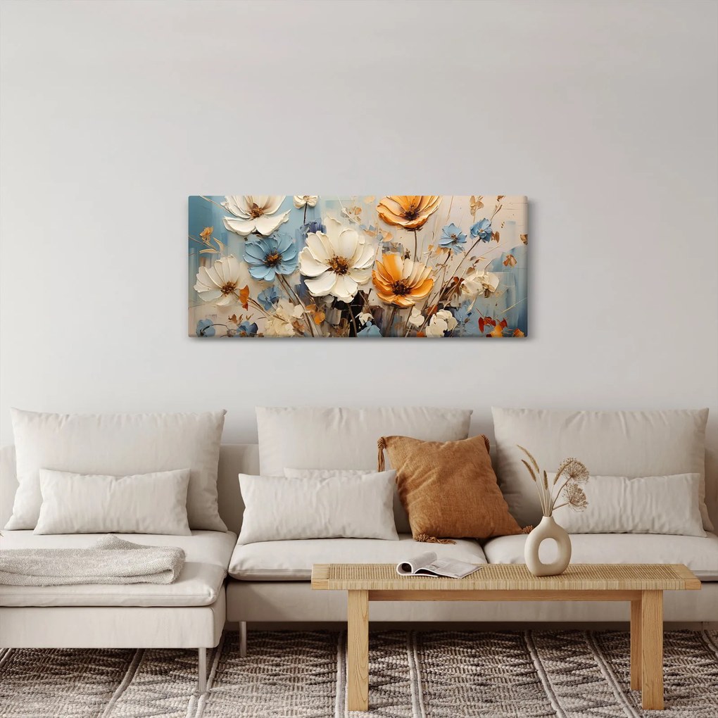 Kép - Csokrok, festés (120x50 cm)
