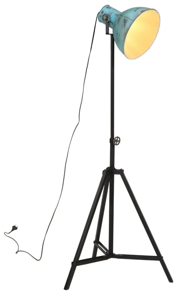 kopott kék állólámpa 25 W 61x61x90/150 cm E27