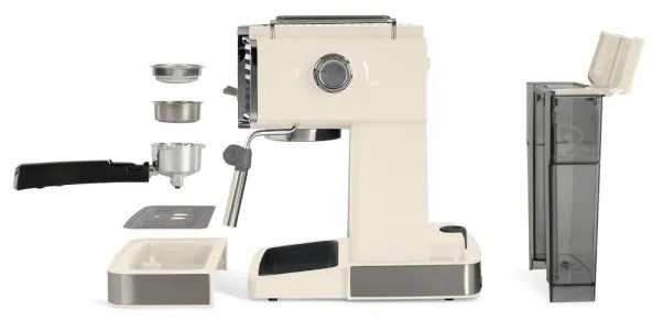 LIVOO krém színű retro elektromos kávéfőző