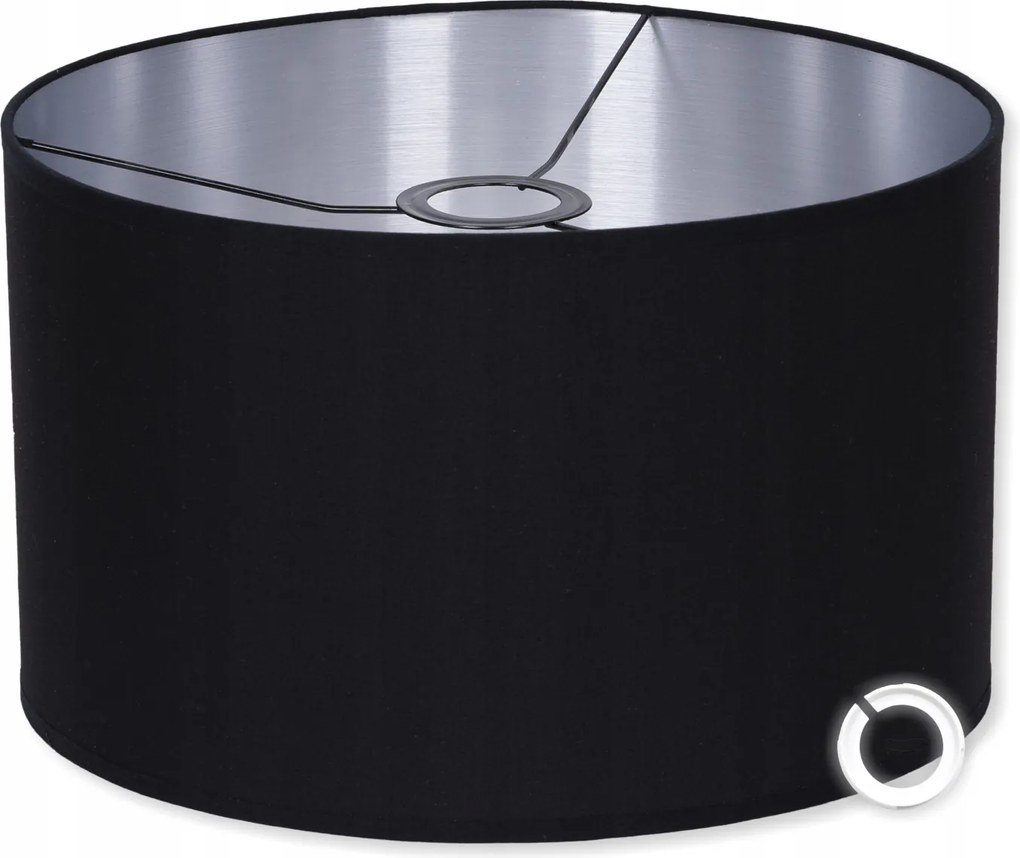 Lámpaernyő függő állólámpához Fekete Ezüst