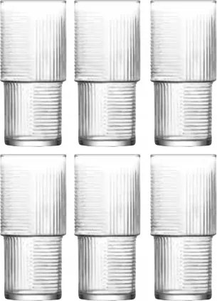 Lav Helen 6 db-os Italos Pohár Szett Gyümölcslé Pohár 515 ml