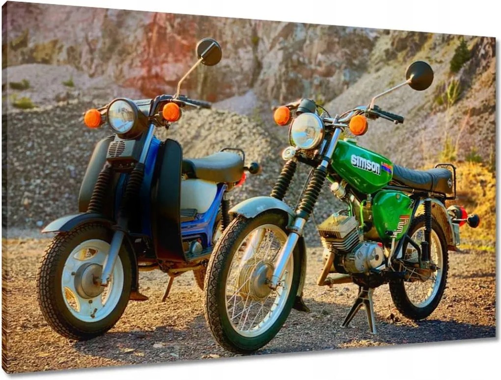 Vászonkép 90x60 Motorkerékpár Simson Simsonek