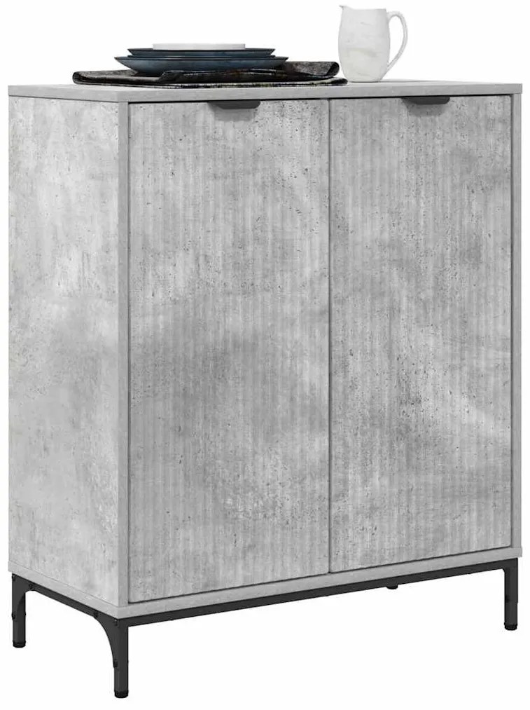 Széf Beton szürke 69.5 x 33 x 82 cm Faanyag