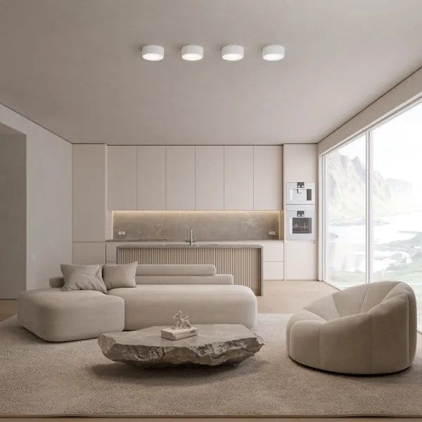 Mennyezeti lámpa érzékelővel CLEO 1xE27/40W/230V á. 20 cm fehér