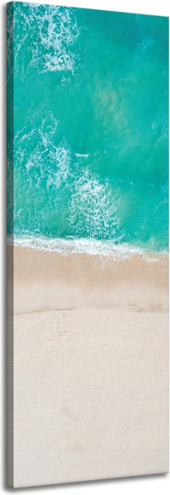 Vászonkép Víz Tengerpart Hullámok Nap 40x120 cm Ideális ajándék