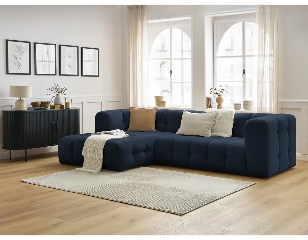 Sötétkék sarokkanapé Cloud – Bobochic Paris