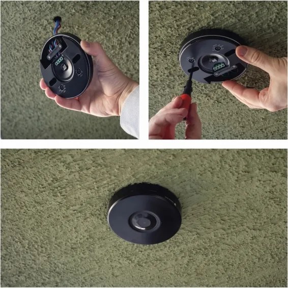 Kültéri PIR mozgás- és alkonyatérzékelő 2000 W/230 V IP65 fekete