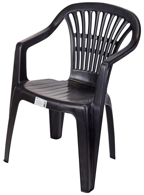 Flen kerti szék Antracit X