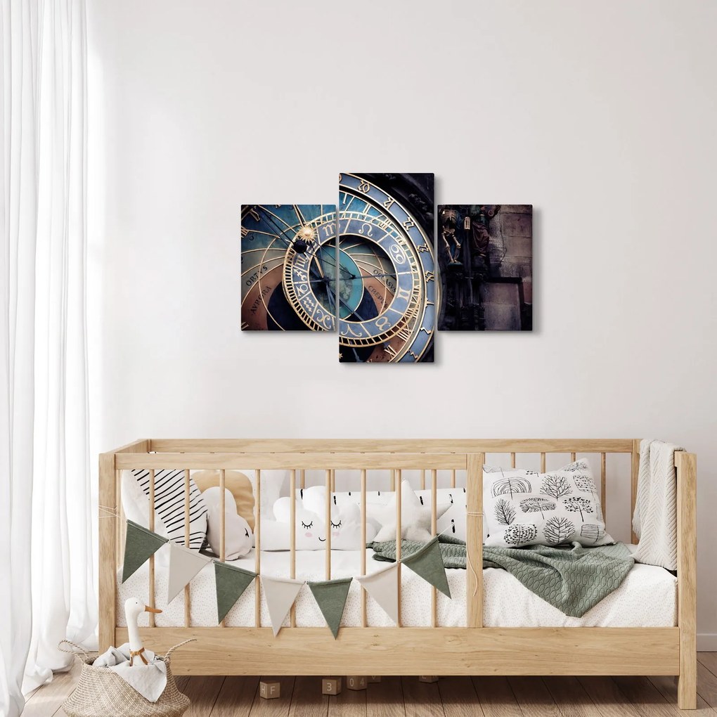 Kép - Orloj, Prága (90x60 cm)