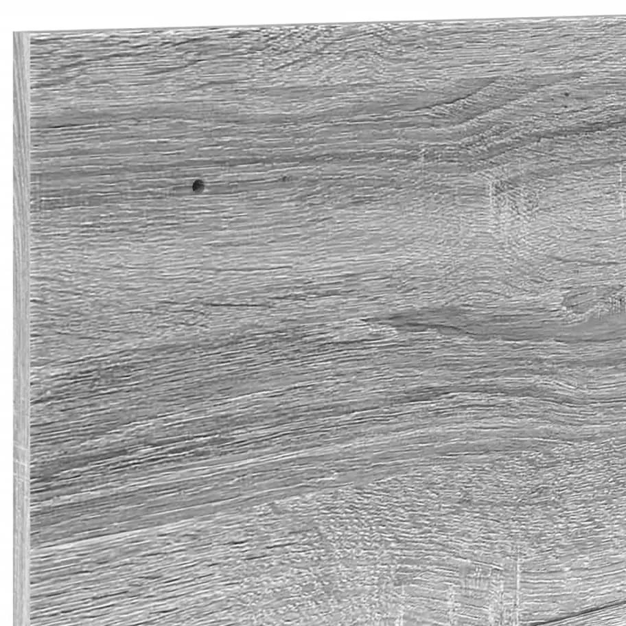 szürke sonoma színű szerelt fa faliszekrény 70 x 16,5 x 30 cm
