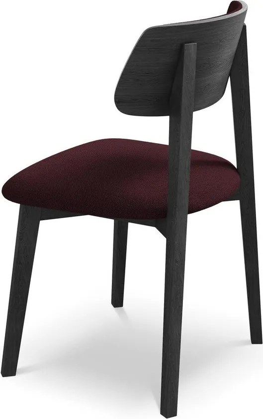 Borvörös tömörfa étkezőszék Niu – Makamii