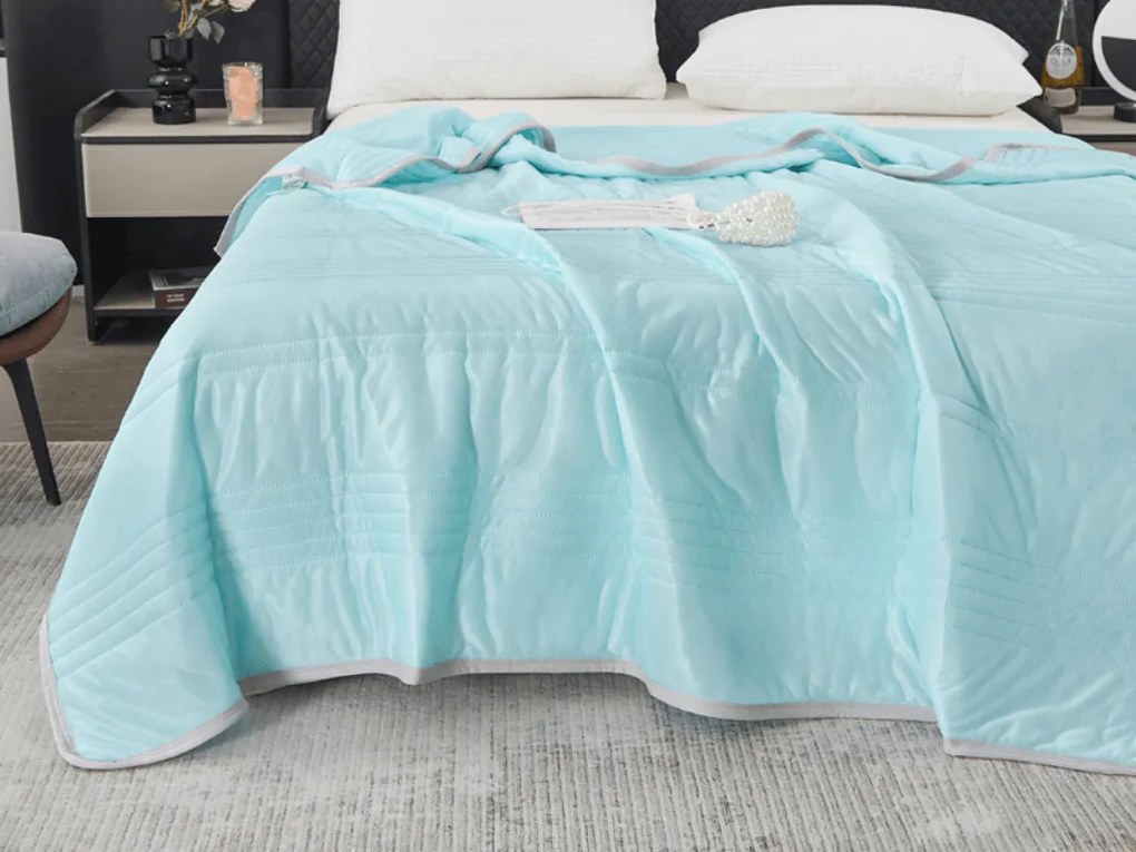 Hűsítő nyári paplan CELIA, mentás Méret: 160 x 200 cm