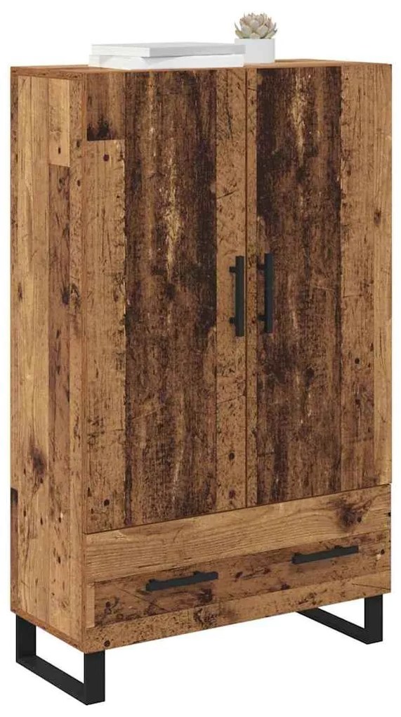 Magasfiú fiókkal Öreg fa 69,5 x 30 x 115 cm Faanyag