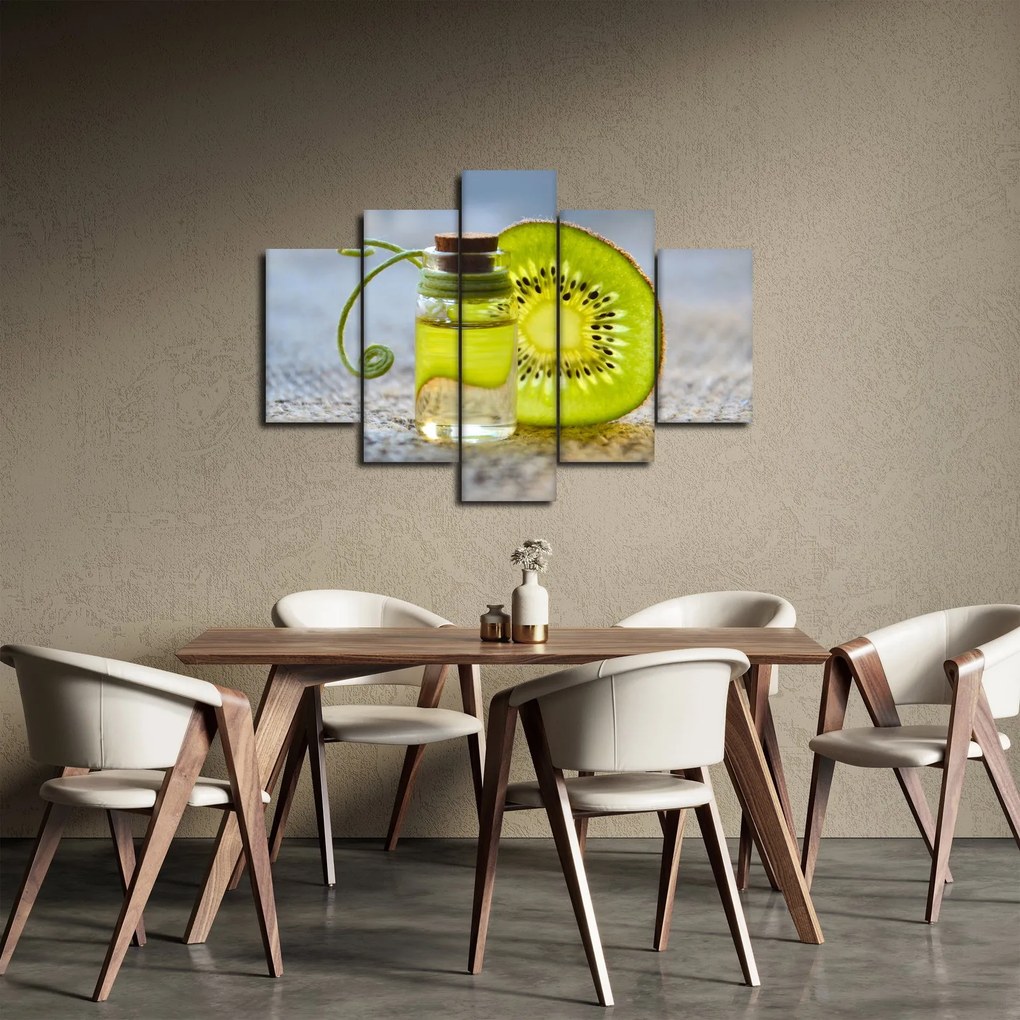 Kép - szeletelt kivi részlete (150x105 cm)