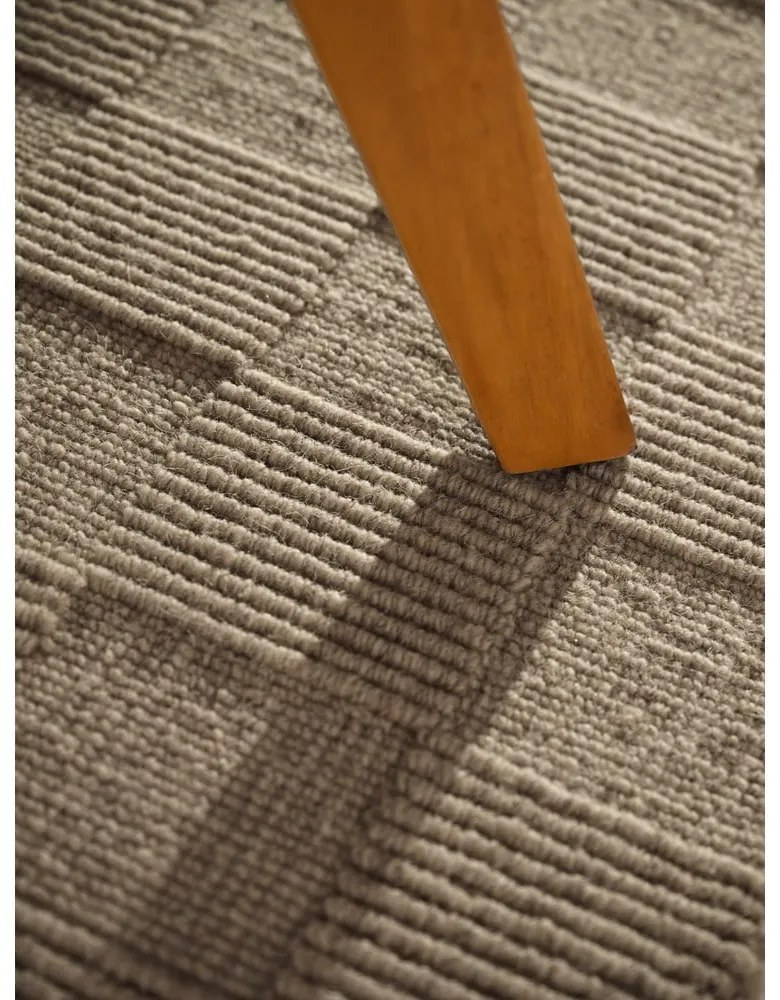 Bézs kézi szövésű gyapjú futószőnyeg 80x200 cm Scala – Villeroy&amp;Boch