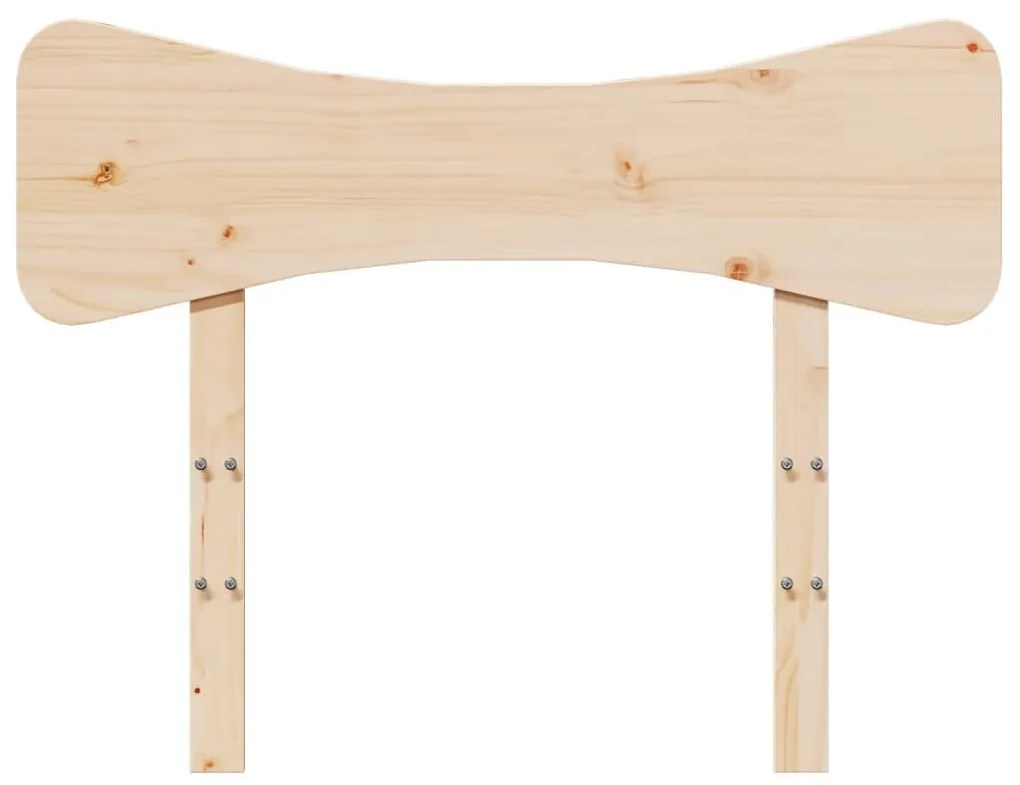 tömör fenyőfa fejtámla 100 cm