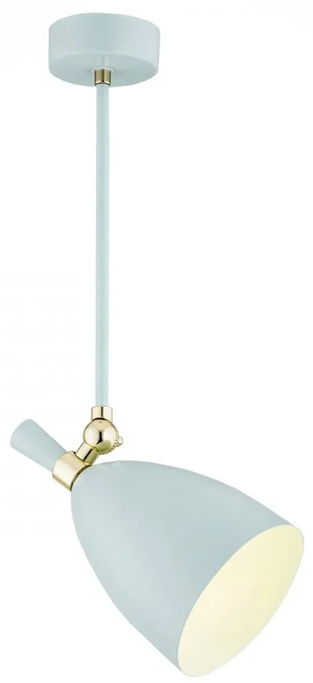 Argon 4685 - Csillár rúdon CHARLOTTE 1xE27/15W/230V kék/arany