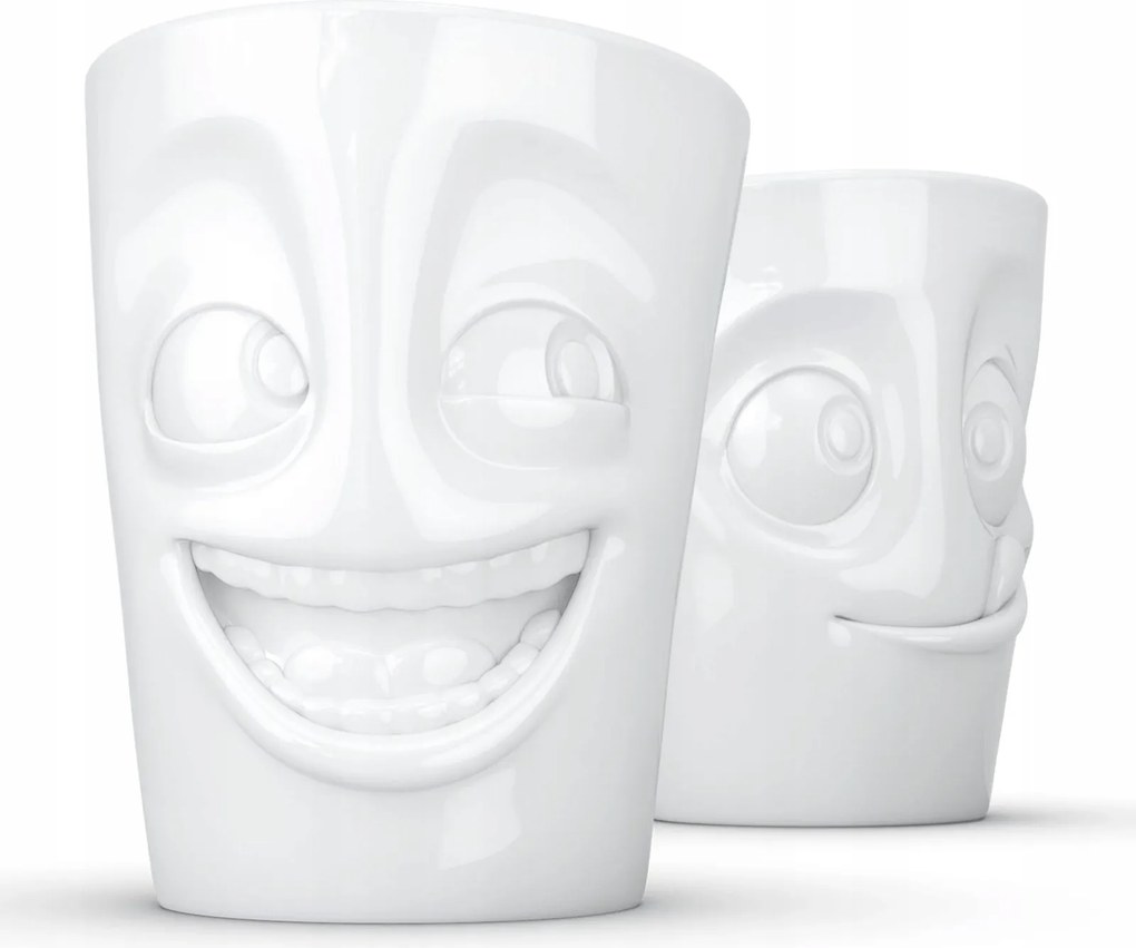 2 db-os fül nélküli bögre szett Joking &amp; Tasty