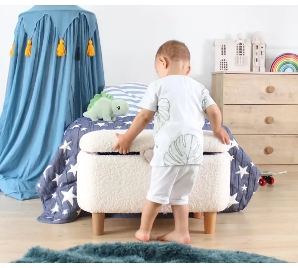 Puff PIXI 37x61 cm fehér