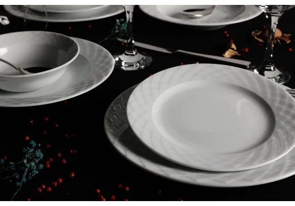 24 darabos fehér/porcelán étkészlet