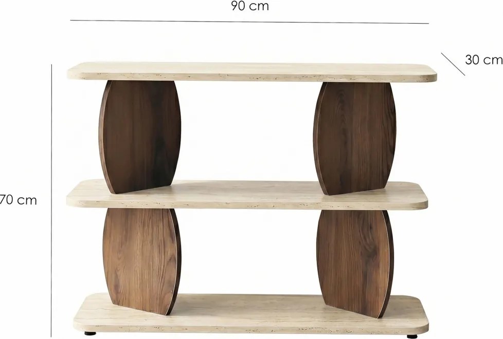 Armonia - Travertine, Walnut