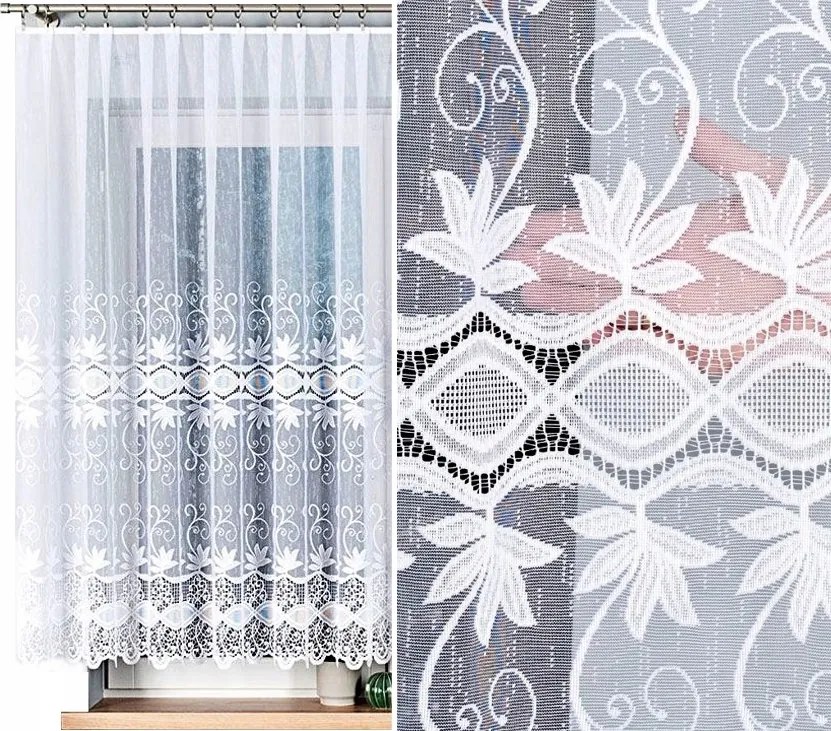 Jacquard függöny Mintás 018960 500x150cm (kész) szegéllyel