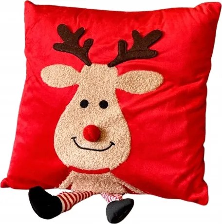 Karácsonyi párnahuzat rénszarvas 40x40cm