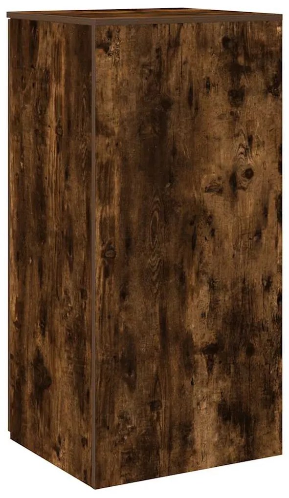 tároló szekrény füstös tölgy 50x45x103,5 cm szerelt fa