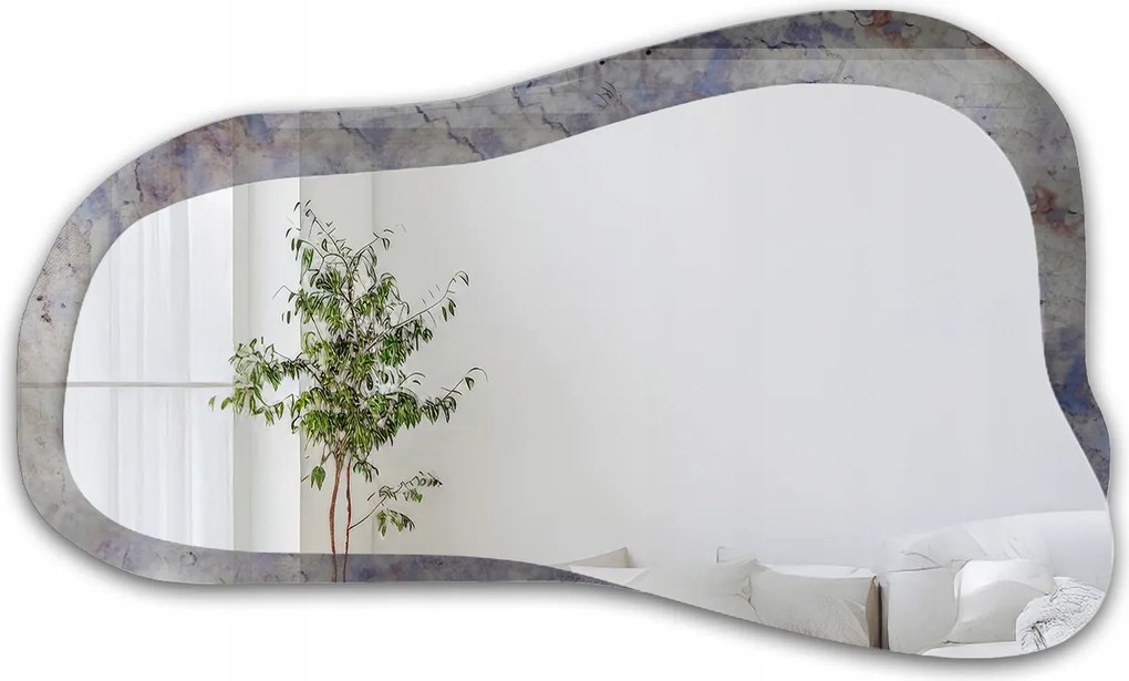 Dekorációs tükör Metrum öregített tükör morena 140x82
