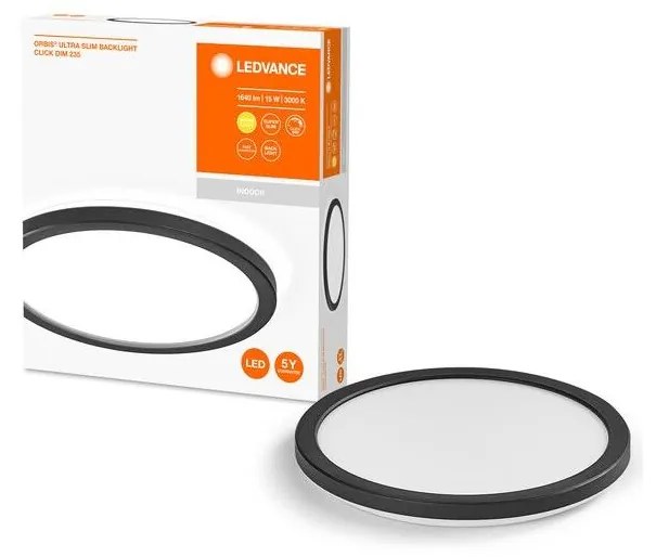 Ledvance - LED Dimmelhető mennyezeti lámpa ORBIS LED/15W/230V fekete