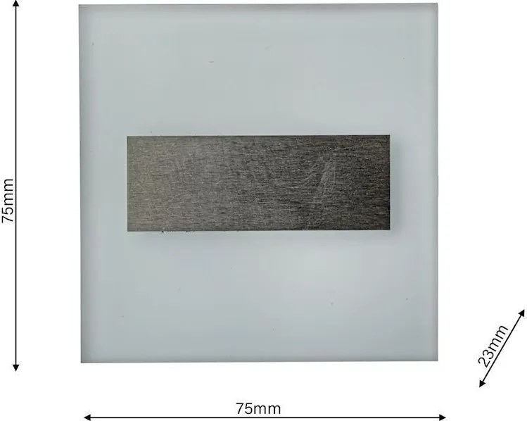 Eko-Light LUMI EKS2358 Beépíthető lépcsőházi lámpa 1x0,6W/LED 6500K 15LM IP20
