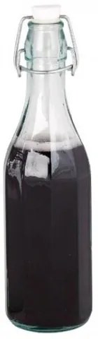 Üvegpalack klipszes záródással, 0,5 l, 6 db, 0,5 l