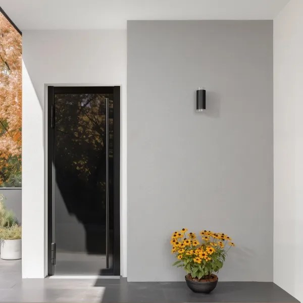 BRILAGI - RGBW LED kültéri fali lámpa MATERA 2xGU10/4,8W/230V fekete IP54