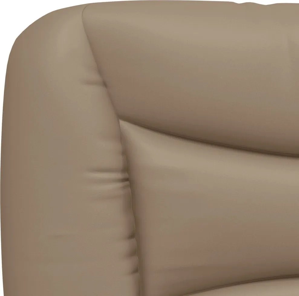 cappuccino színű műbőr fejtámla párna Hvar 180 cm