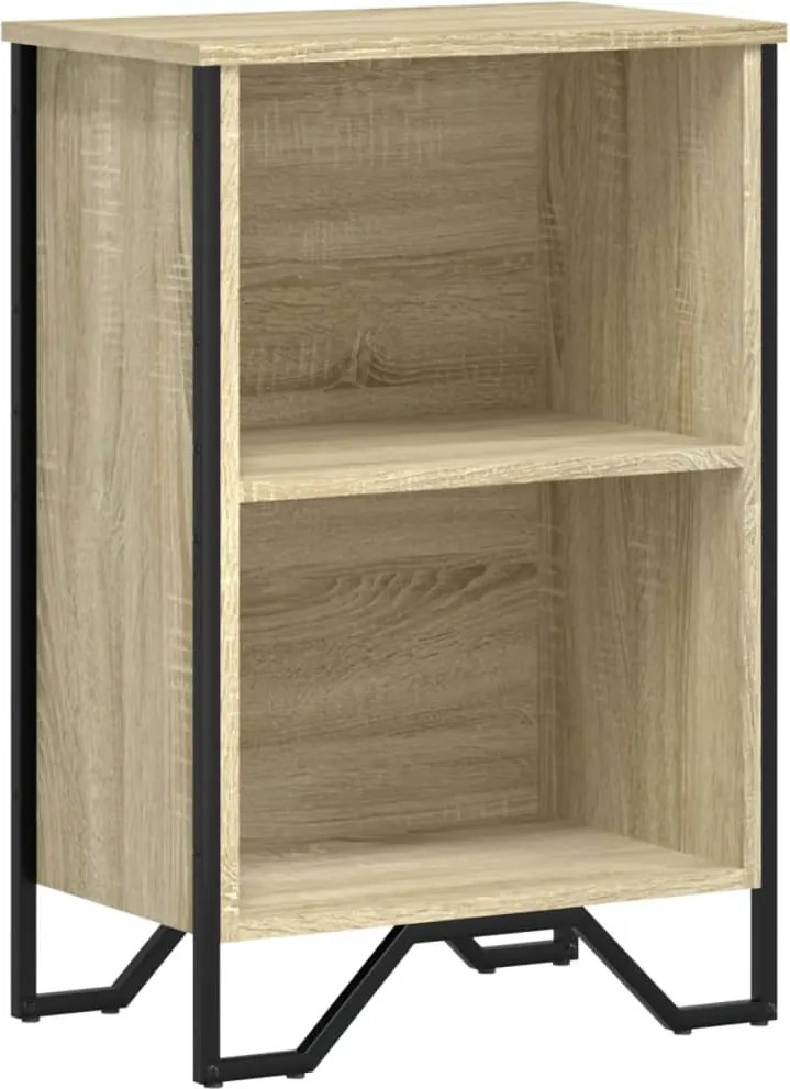 vidaXL sonoma tölgy színű szerelt fa könyvszekrény 50 x 31 x 74,5 cm