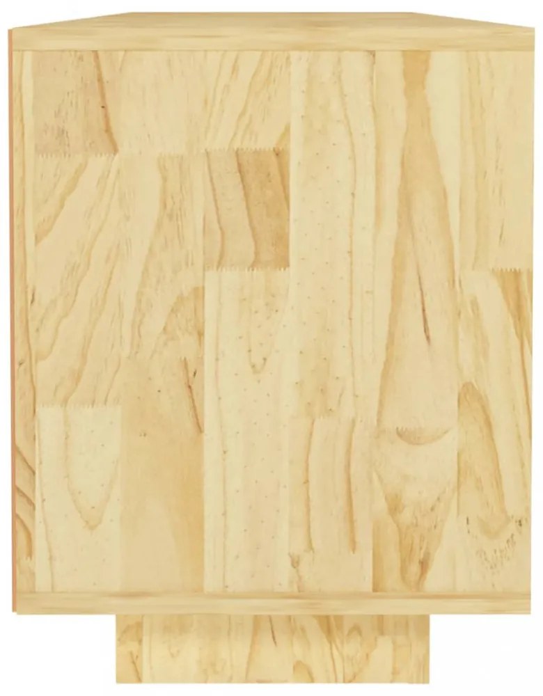 tömör fenyőfa TV-szekrény 110 x 30 x 40 cm