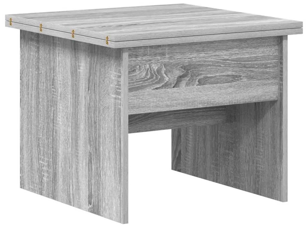 vidaXL Dohányzóasztal Szürke Sonoma 55 x 54,5 x 45 cm Faanyag