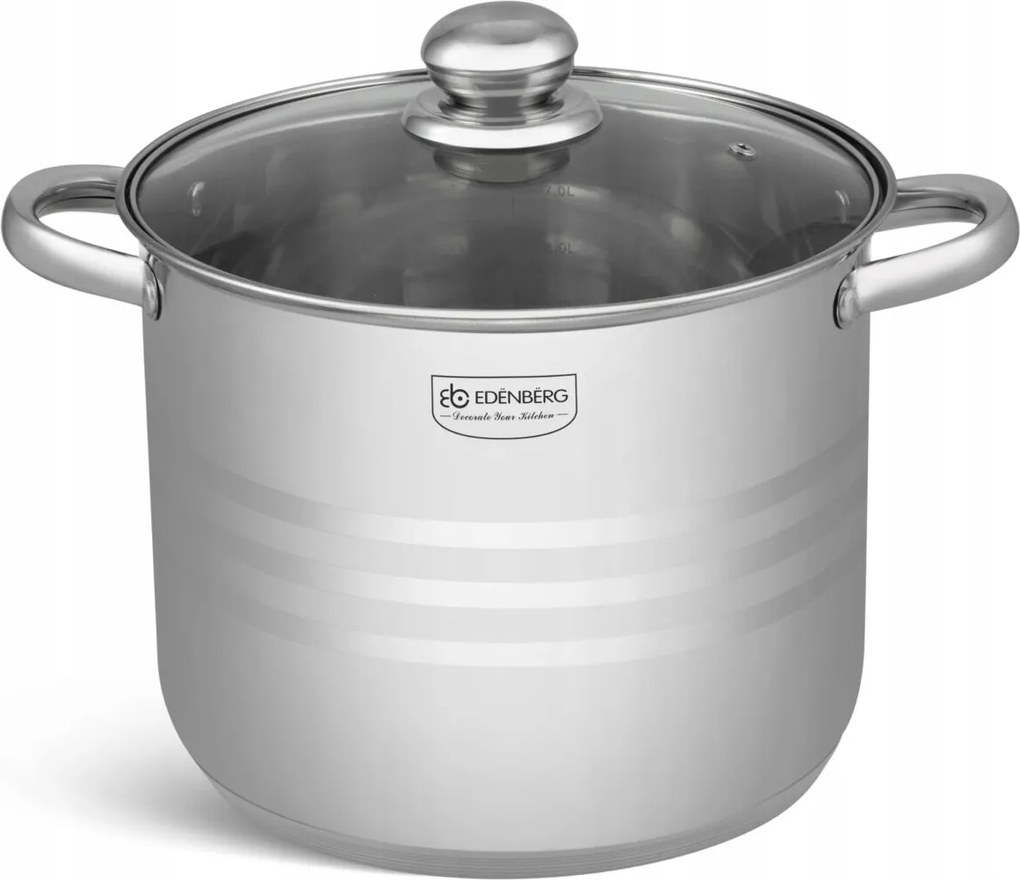 Magas Fazék Acél Bogrács 18CM 4L Edenberg