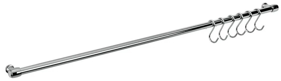 Krómozott acél konyhai függőrúd Lonardo – Metaltex