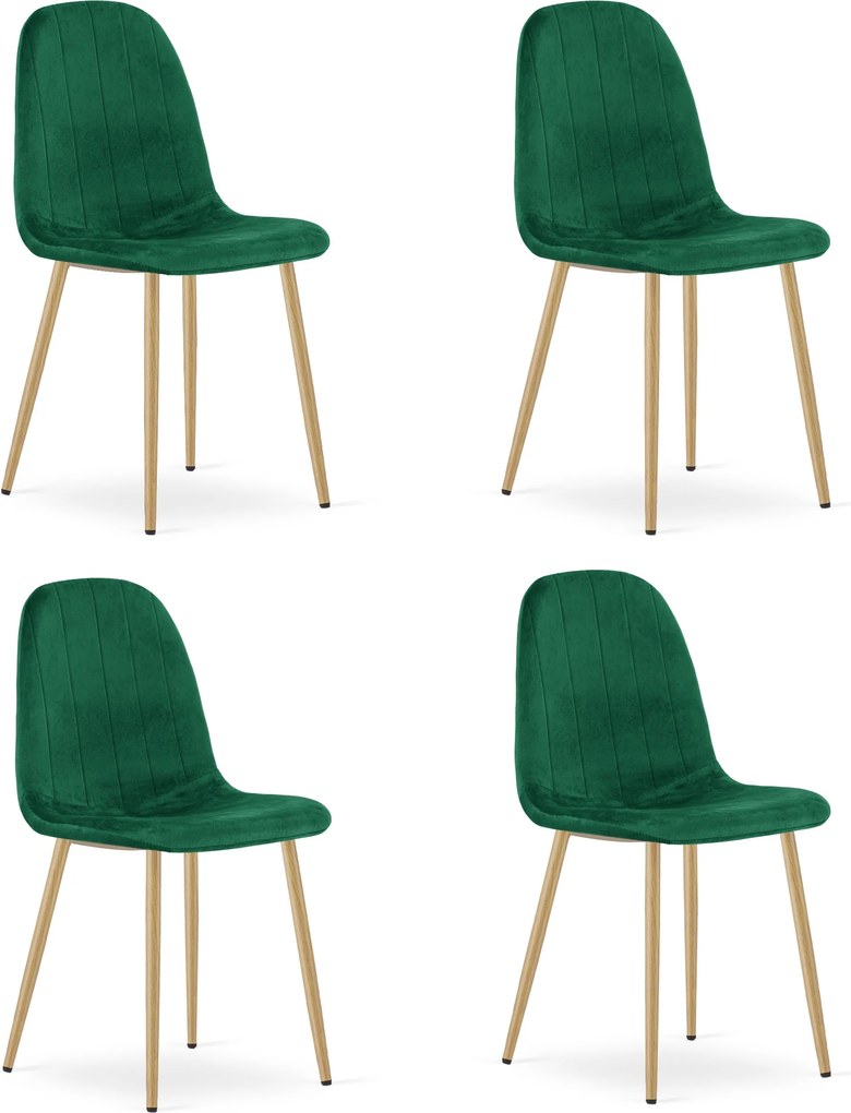 Étkezőszék PADVA VELVET, zöld