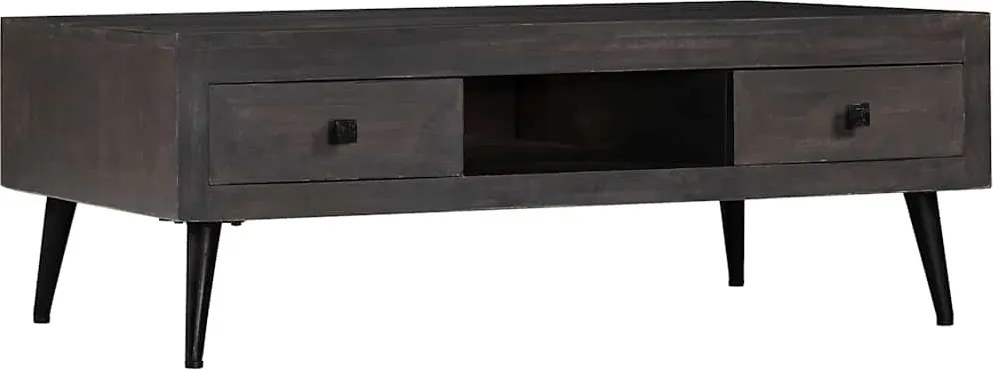 vidaXL tömör mangófa dohányzóasztal 100x60x35 cm