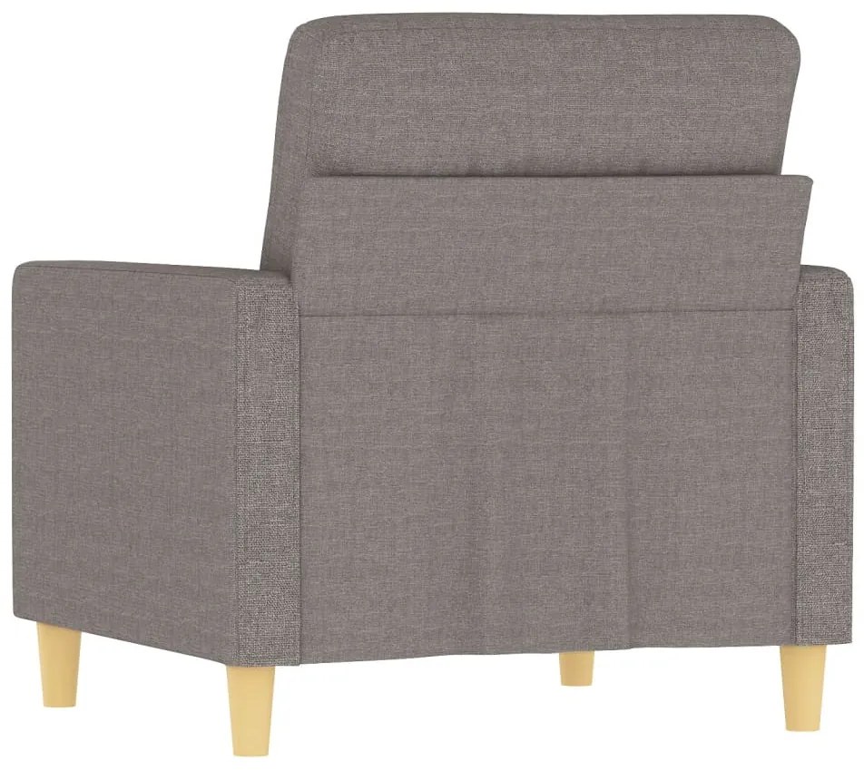 tópszínű szövet kanapéfotel 60 cm