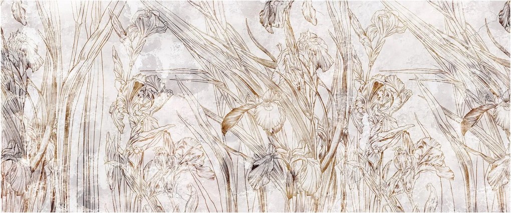 Kép - íriszek (120x50 cm)
