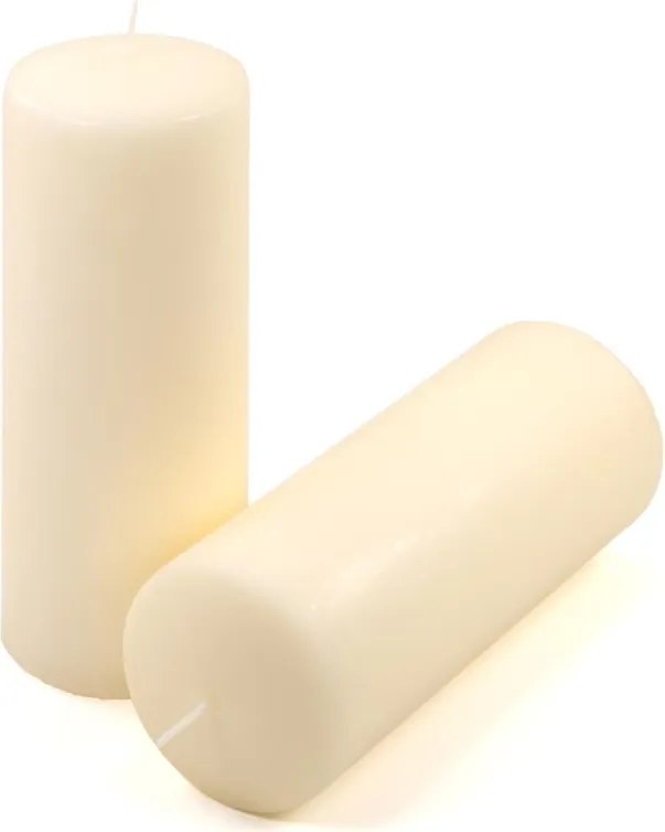Gyertya készlet 20 cm Ø 7,5 cm 4 db krém